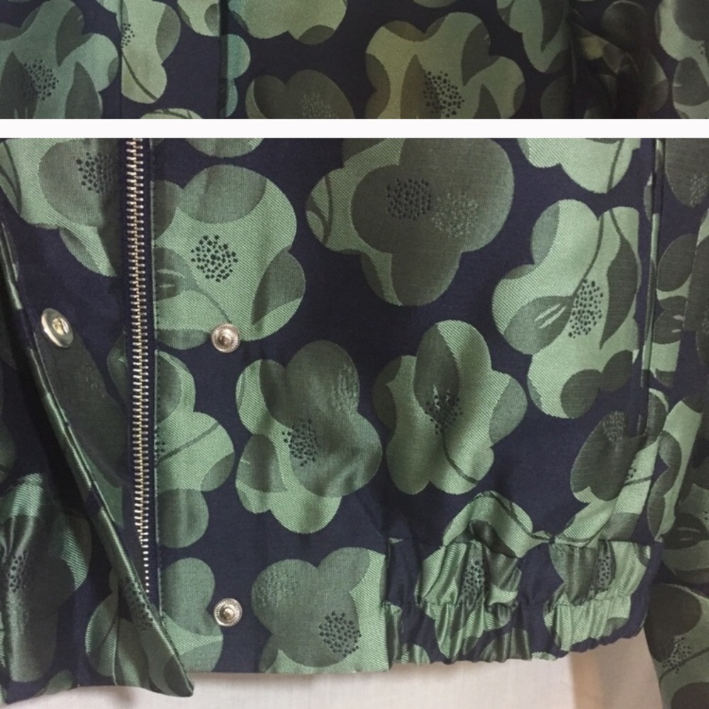 HP Banana Republic Floral Jacquard BomberJacket - Picture 7 of 8